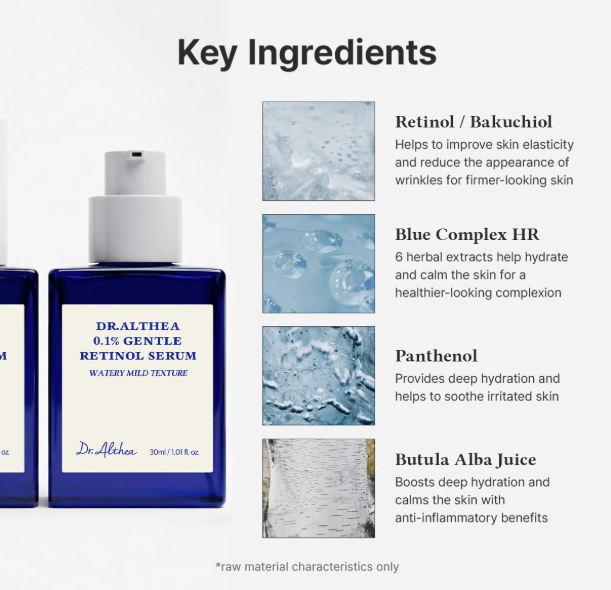 [Dr. Althea] 0.1% Gentle Retinol Serum 40ea/box