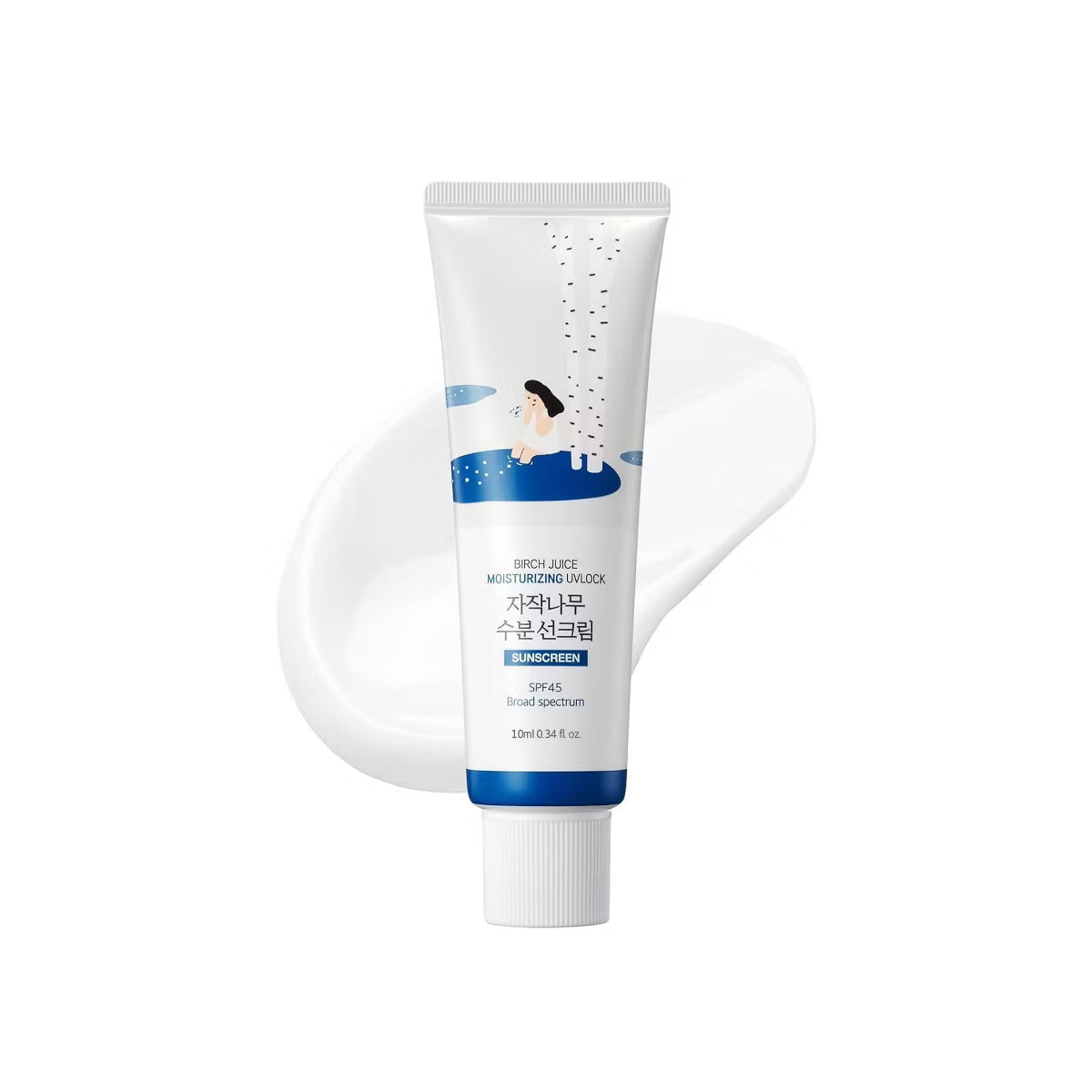 [Round Lab] Birch Moisturizing Sunscreen UVLock SPF 45+ (＊ MINI ＊ / 10ml) 30 ea/box