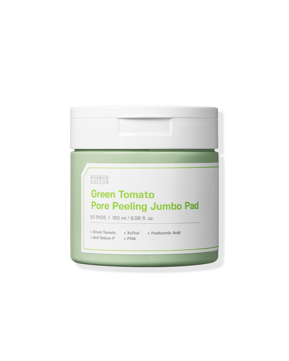 [Sungboon Editor] Green Tomato Pore Peeling Jumbo Pad (180ml) 40ea/box
