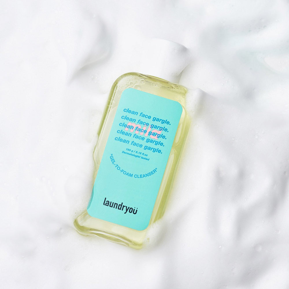[Laundryou] Clean Face Gargle Gel-to-Foam Cleanser Mild 48ea/box