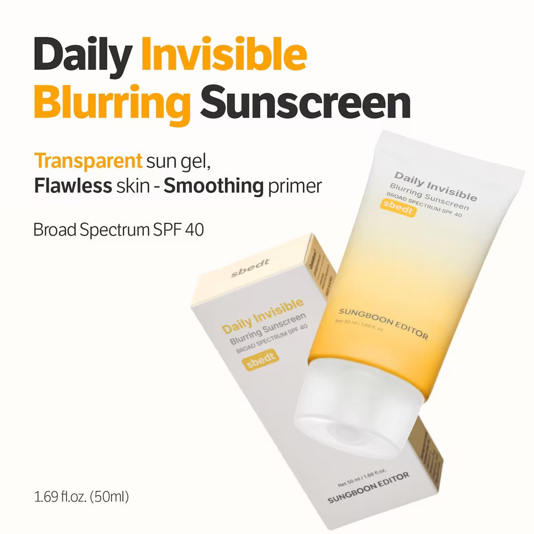 [Sungboon editor] Daily Invisible Blurring Sunscreen SPF 40