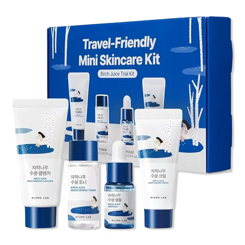 [Round Lab] Birch Moisturizing Travel Routine Trial Kit 20ea/box