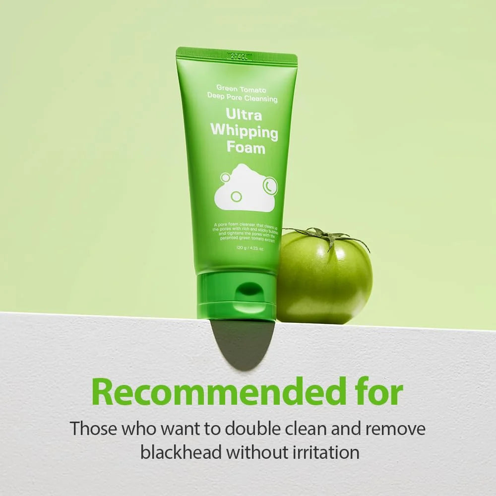 [Sungboon Editor] Green Tomato Deep Pore Cleansing Ultra Whipping Foam 30ea/box