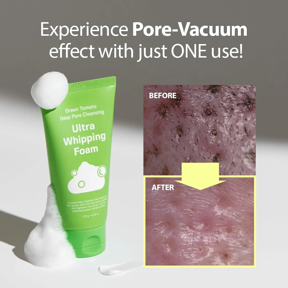 [Sungboon Editor] Green Tomato Deep Pore Cleansing Ultra Whipping Foam 30ea/box