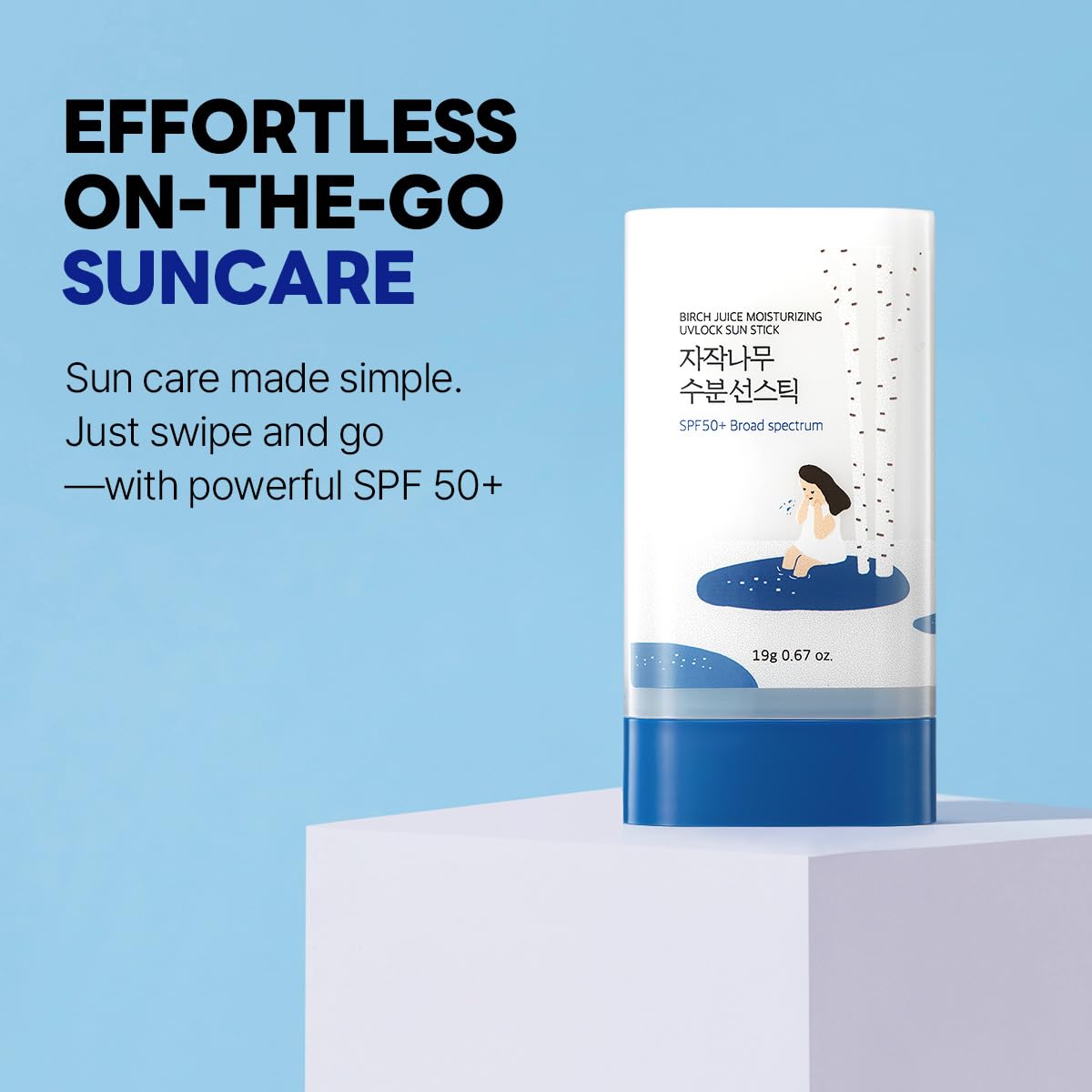 [Round Lab] (Clearance) Birch Moisturizing Sun Stick SPF 50+ 60ea/box