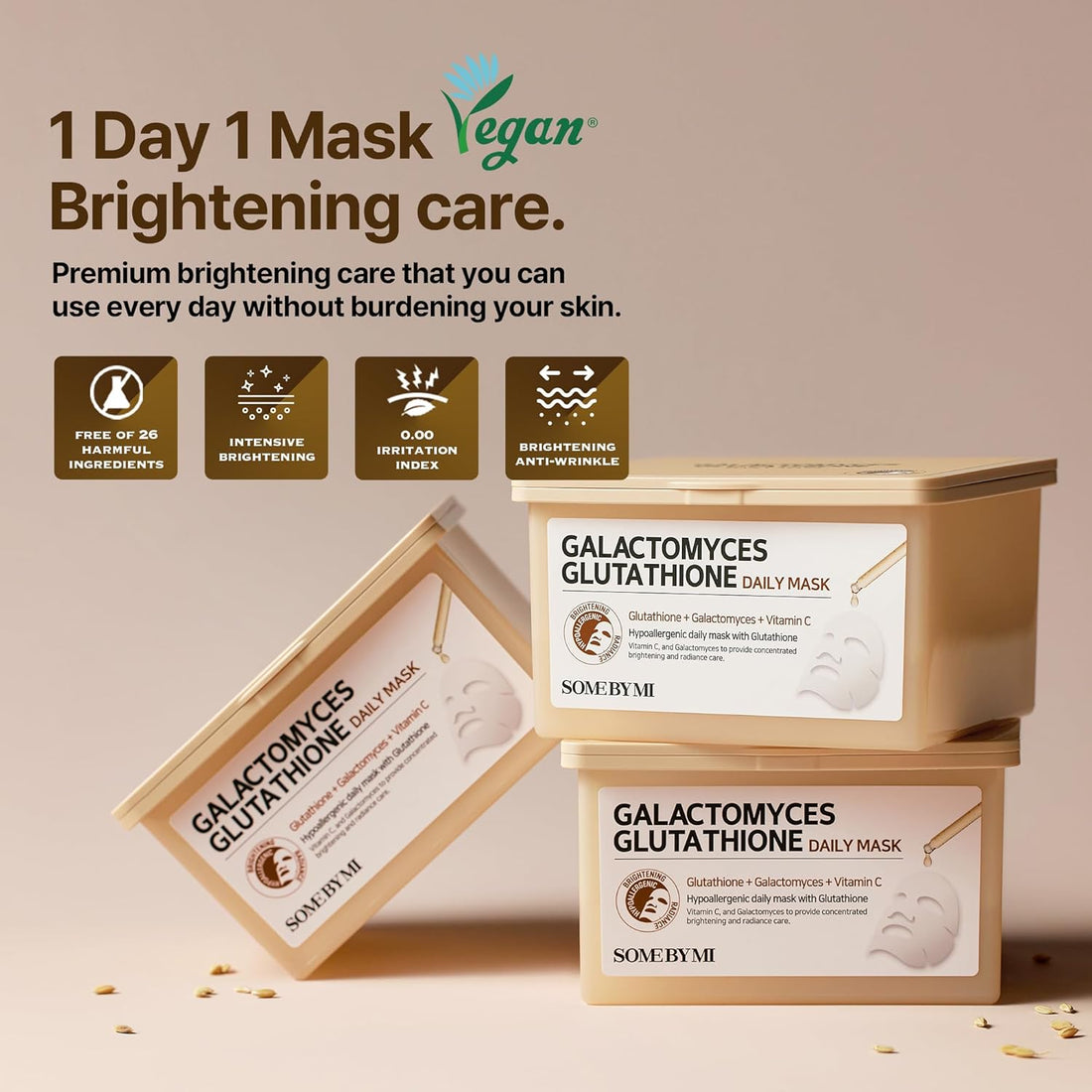 [SOME BY MI] GALACTOMYCES GLUTATHIONE DAILY MASK [30 sheets]