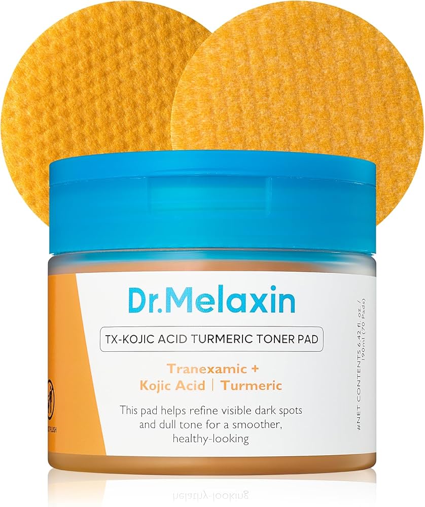 [Dr. Melaxin] TX-KOJIC ACID TURMERIC TONER PAD 70pads 48ea/box