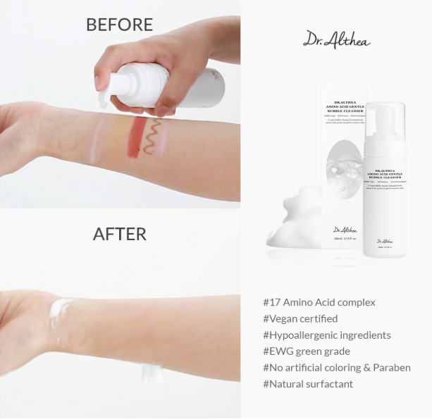 [Dr. Althea] Amino Acid Gentle Bubble Cleanser 40ea/box
