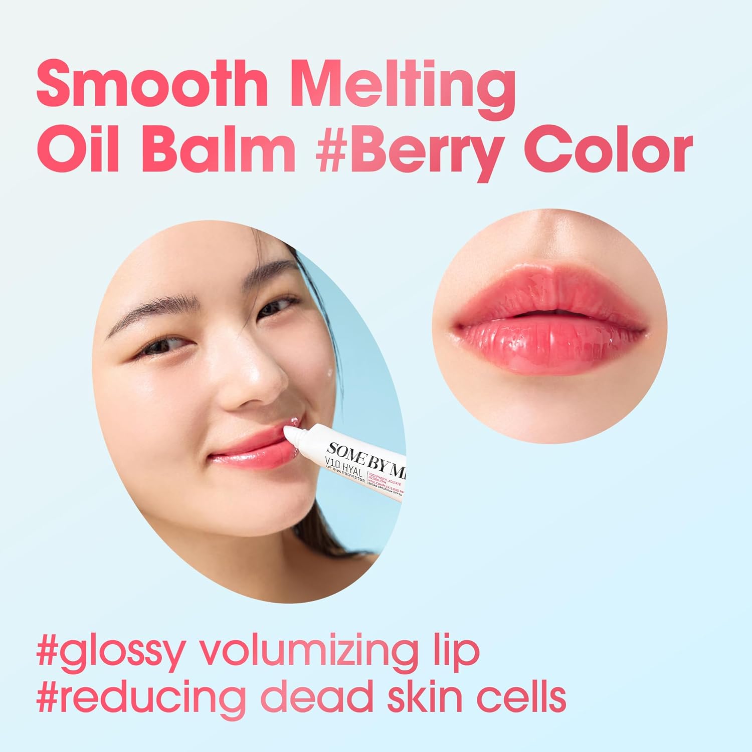 [SOME BY MI] V10 HYAL LIP SUN PROTECTOR - BERRY 7ml   100ea/box
