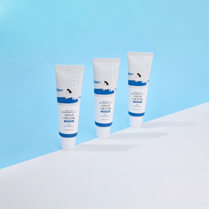 [Round Lab] Birch Moisturizing Sunscreen UVLock SPF 45+ Broad Spectrum (50ml) 60ea/box