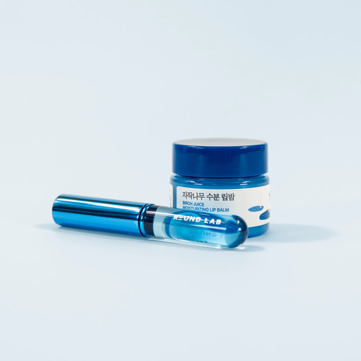 [Round Lab] ROUND LAB BIRCH JUICE MOISTURIZING LIP BALM SET(+BRUSH) 50ea/box