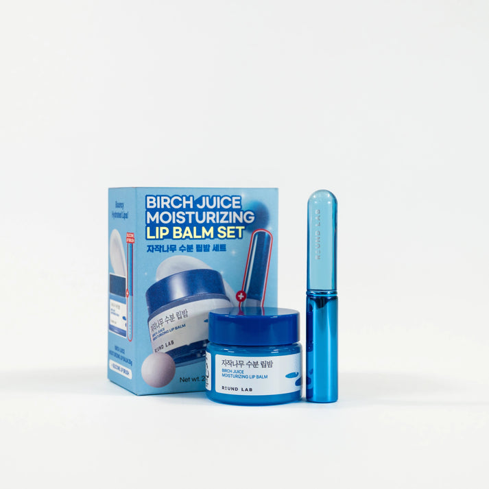 [Round Lab] ROUND LAB BIRCH JUICE MOISTURIZING LIP BALM SET(+BRUSH) 50ea/box