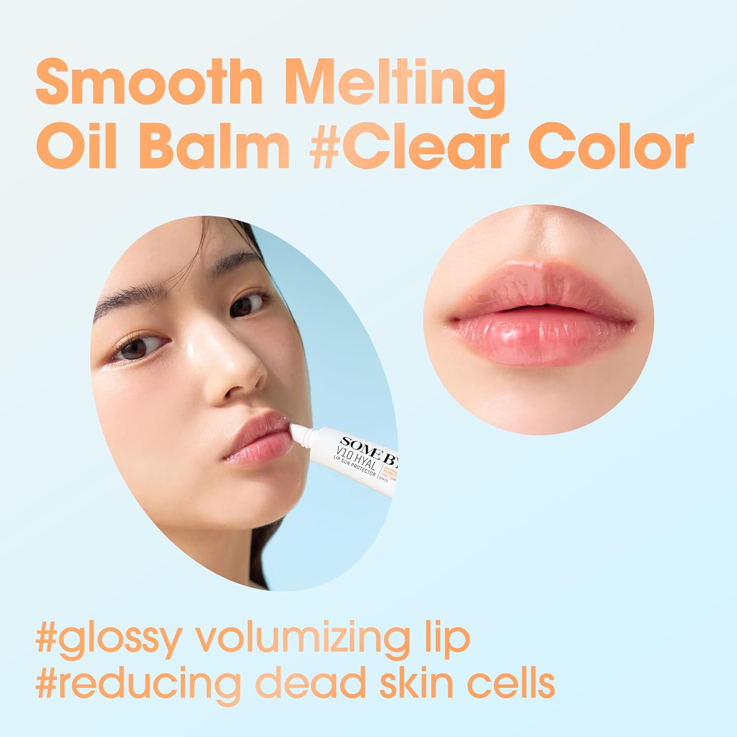 [SOME BY MI] V10 HYAL LIP SUN PROTECTOR - CLEAR 7ml   100ea/box