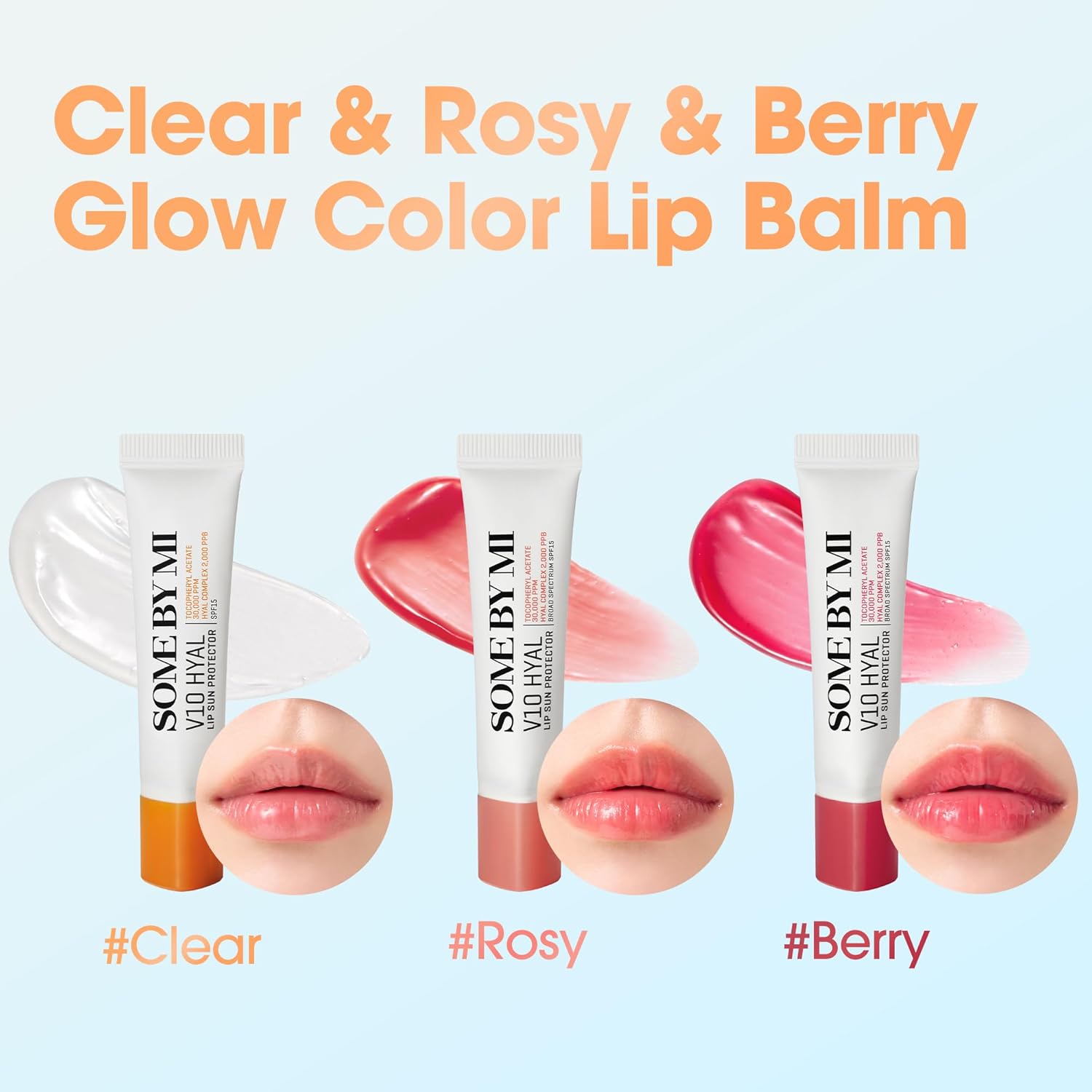 [SOME BY MI] V10 HYAL LIP SUN PROTECTOR - CLEAR 7ml   100ea/box