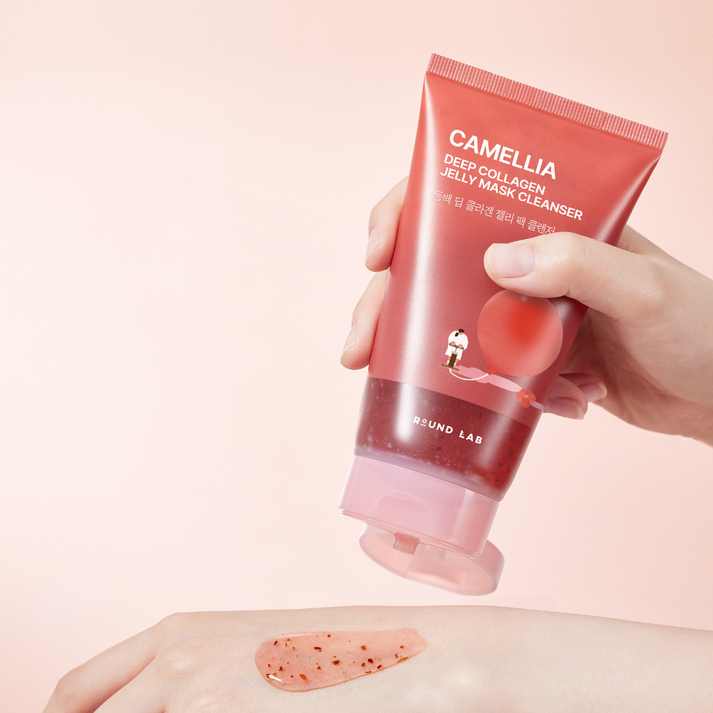 [Round Lab] Camellia Deep Collagen Jelly Mask Cleanser  50ea/box