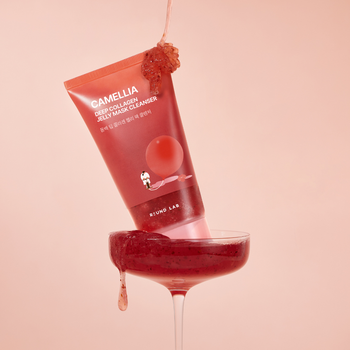 [Round Lab] Camellia Deep Collagen Jelly Mask Cleanser  50ea/box