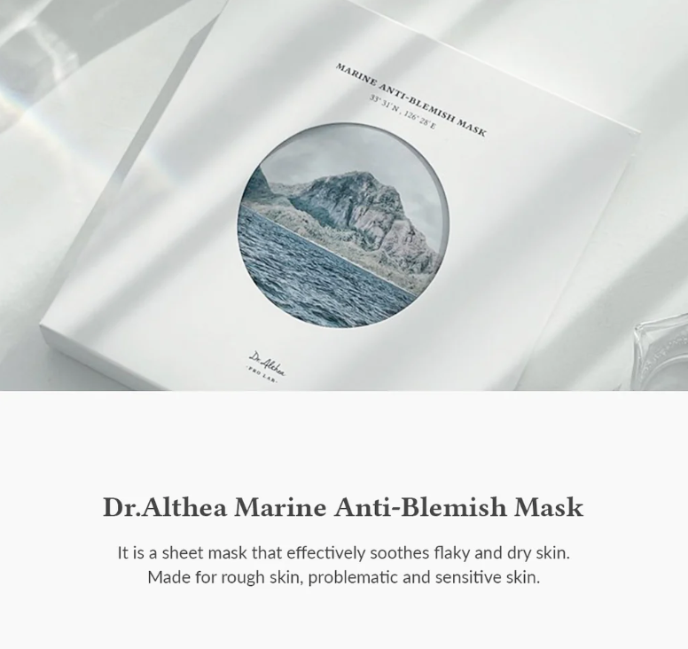 [Dr. Althea] Marine Anti-Blemish Mask 30ea/box