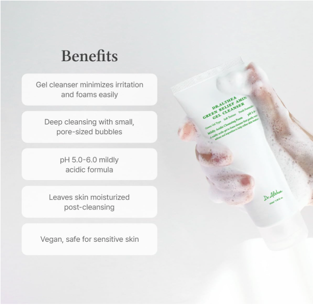 [Dr. Althea] Green Relief Amino Gel Cleanser 40ea/box