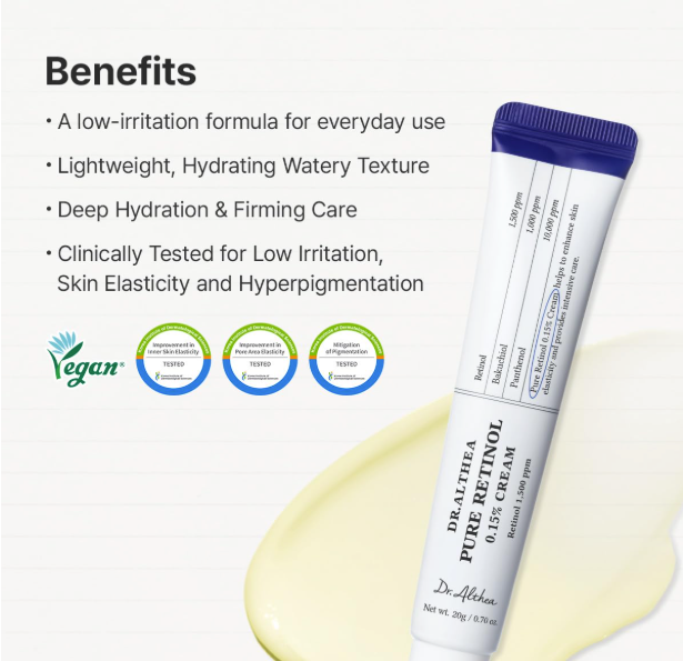 [Dr. Althea] Pure Retinol 0.15% Cream 50ea/box