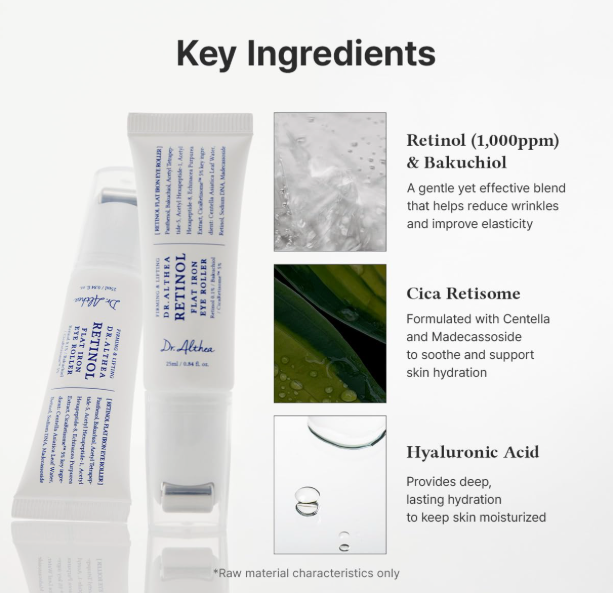 [Dr. Althea] Retinol Flat Iron Eye Roller 40ea/box