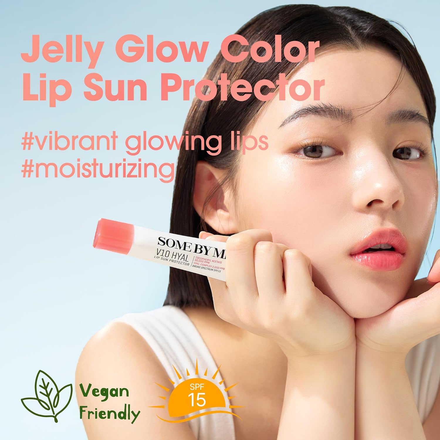 [SOME BY MI] V10 HYAL LIP SUN PROTECTOR - ROSY 7ml   100ea/box