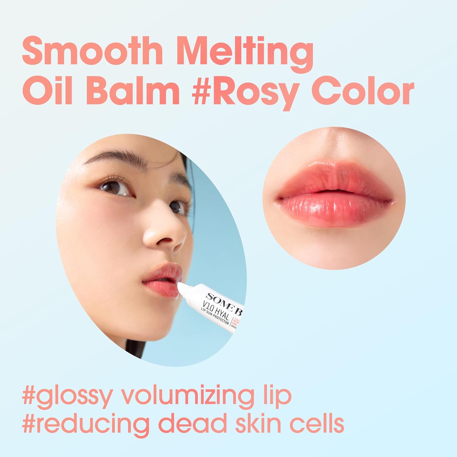 [SOME BY MI] V10 HYAL LIP SUN PROTECTOR - ROSY 7ml   100ea/box