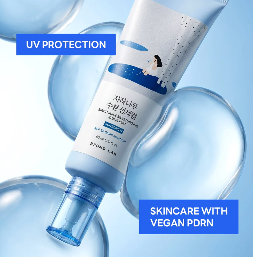 [Round Lab] Birch Juice Moisturizing Sun Serum 50ea/box