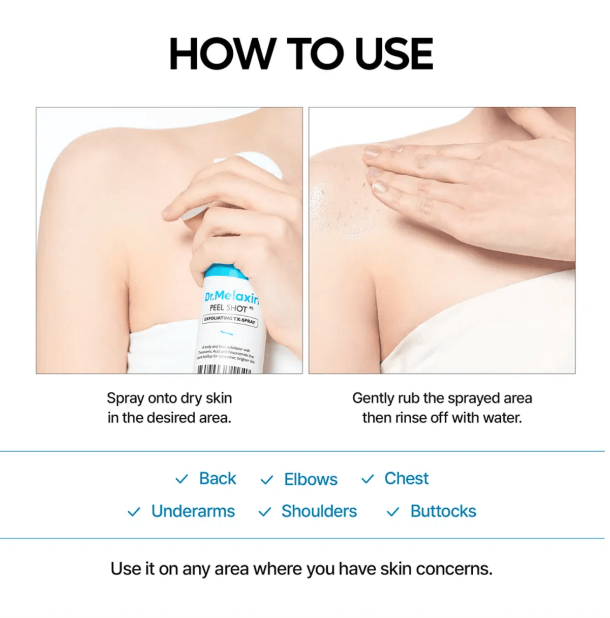 [Dr.Melaxin] Peel Shot Exfoliating TX-Spray 200ml 36ea/box