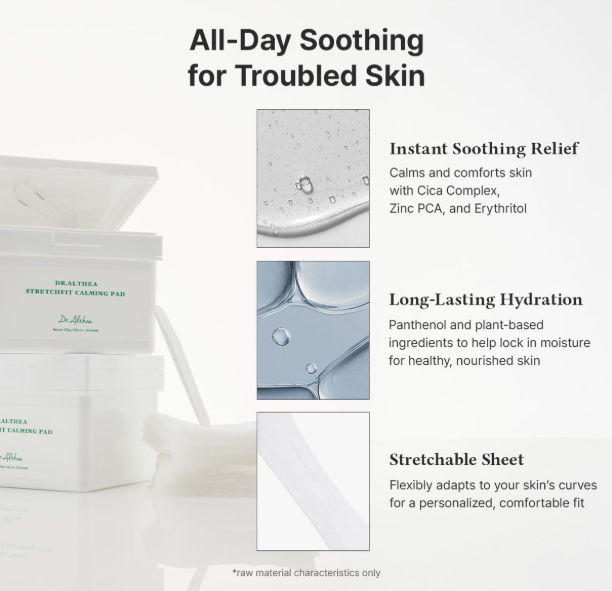 [Dr.Althea] Stretchfit Calming Pad 20ea/box