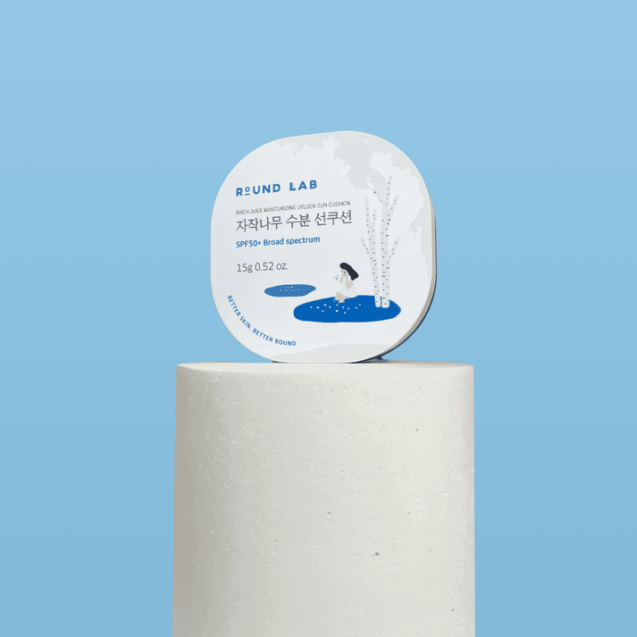 [Round Lab] Birch Moisturizing Sun Cushion SPF 50+ 100ea/box