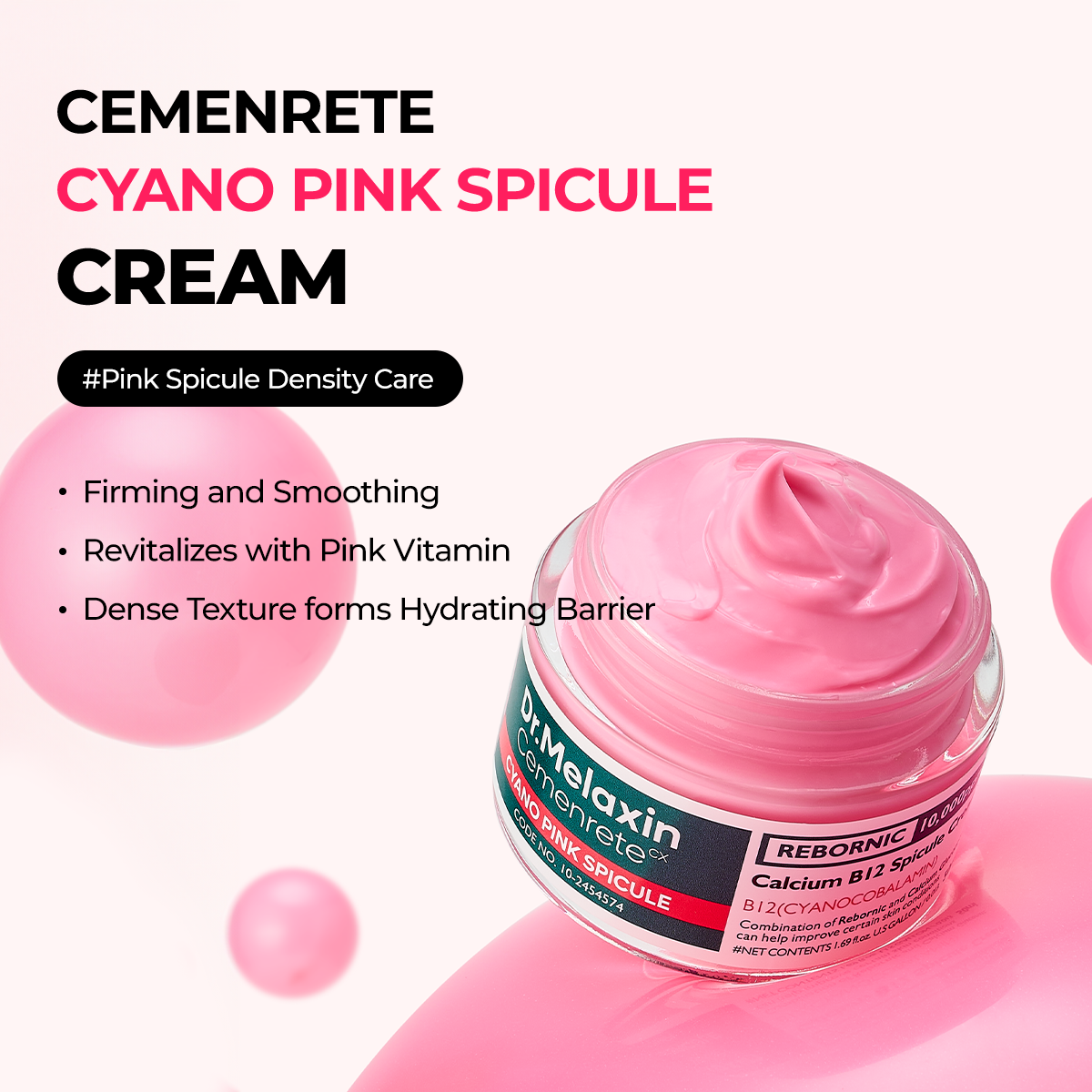 [Dr. Melaxin] Cemenrete Cyano Pink Spicule Cream(50ml)  120ea/box