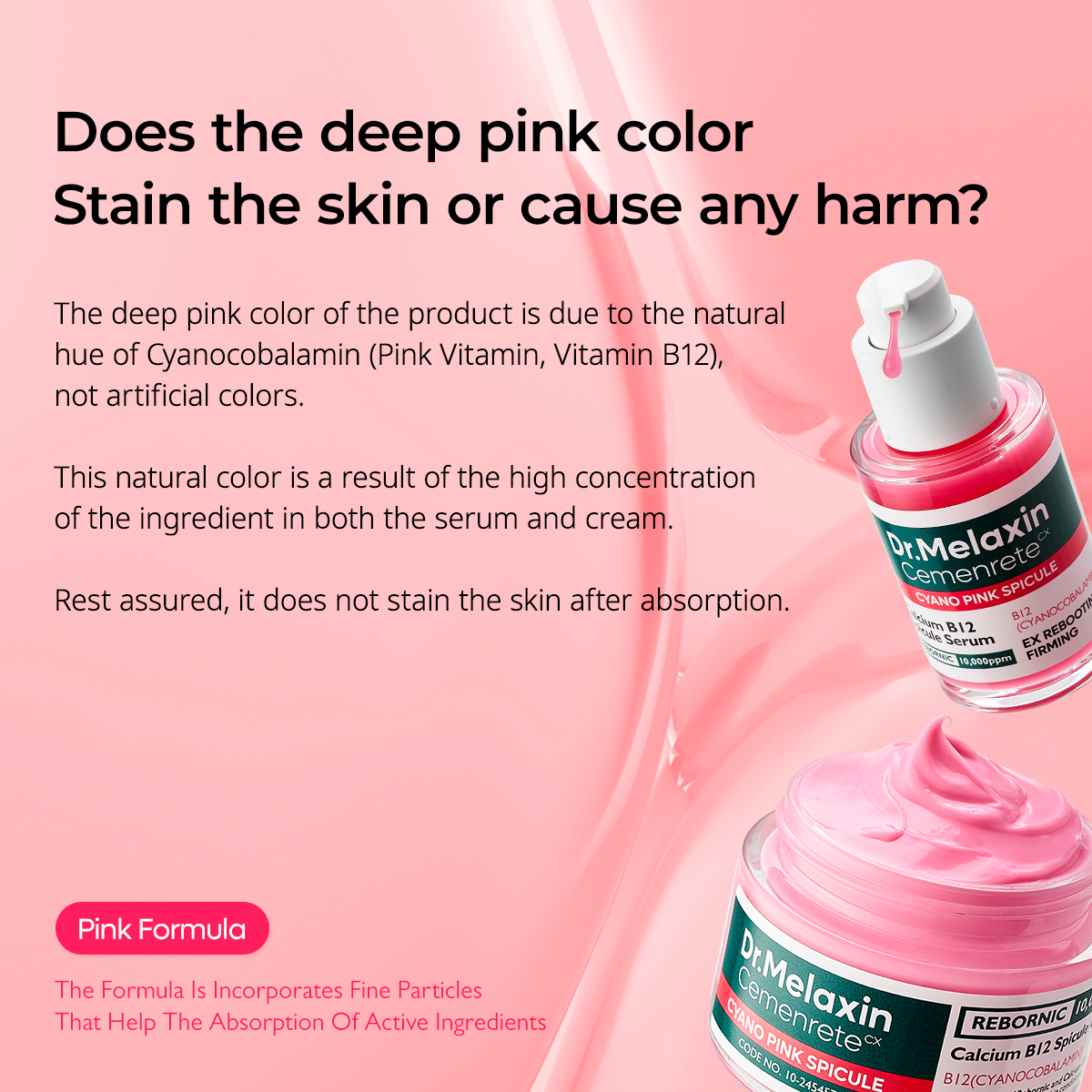[Dr. Melaxin] Cemenrete Cyano Pink Spicule Cream(50ml)  120ea/box