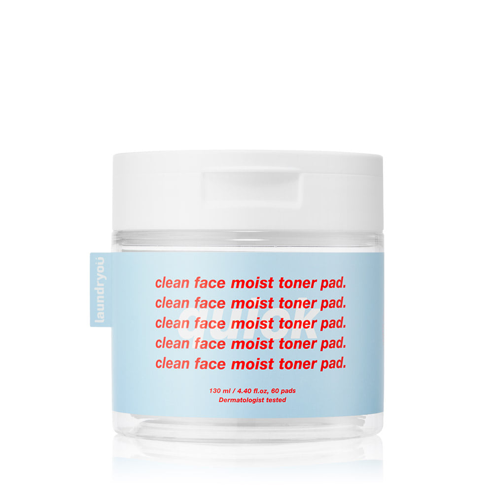 [Laundryou] Clean Face Moist Toner Pad Quick 40ea/box