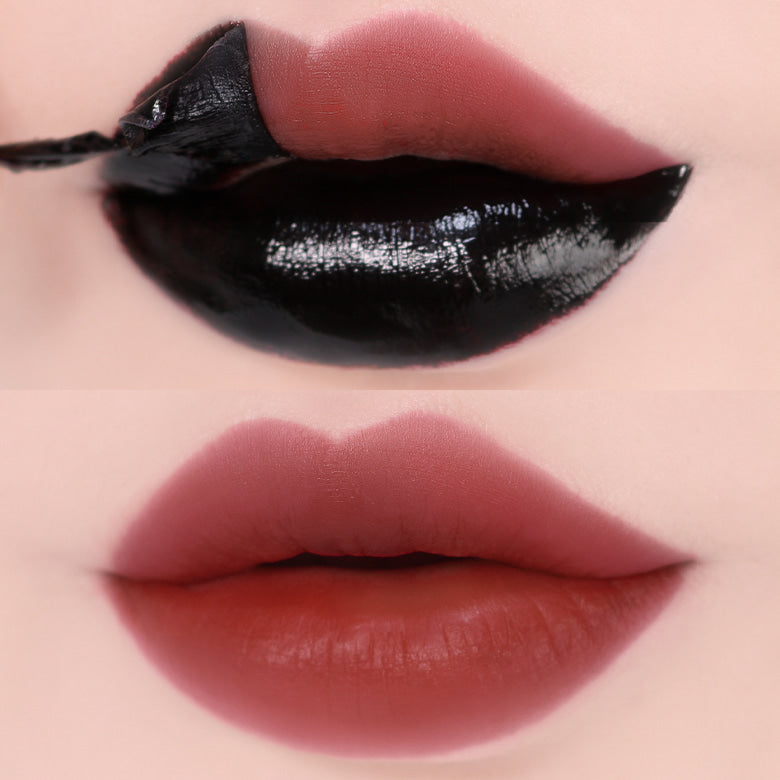 [Milk Touch] Black Peel Off Lip Tattoo #05 Black Fig 70ea/box